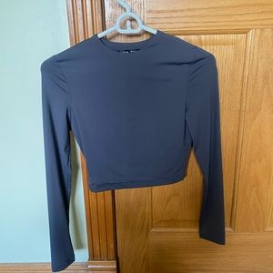 Long sleeve grey shirt